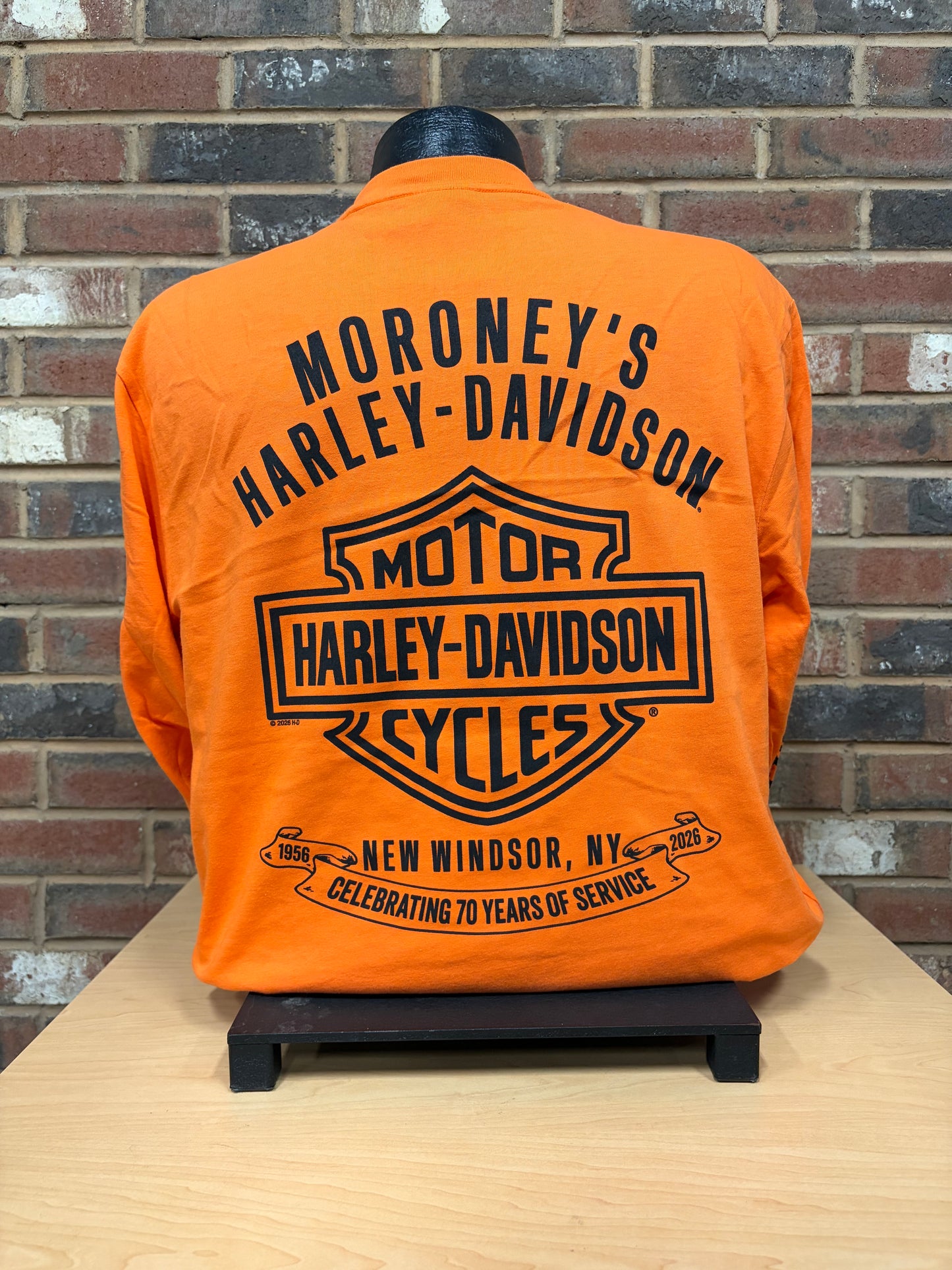 H-D Pumpkin Demon Men's Long Sleeve