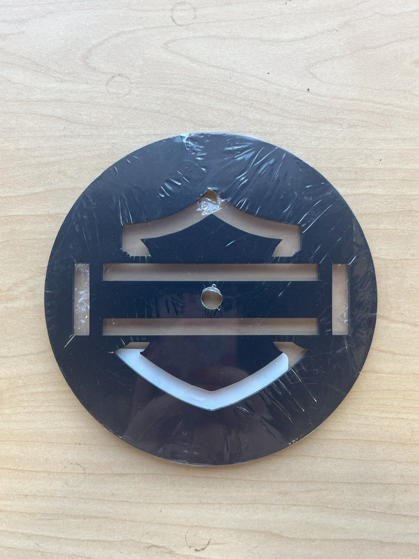 Bar & Shield Design Air Filter Cover- Anodized Aluminum