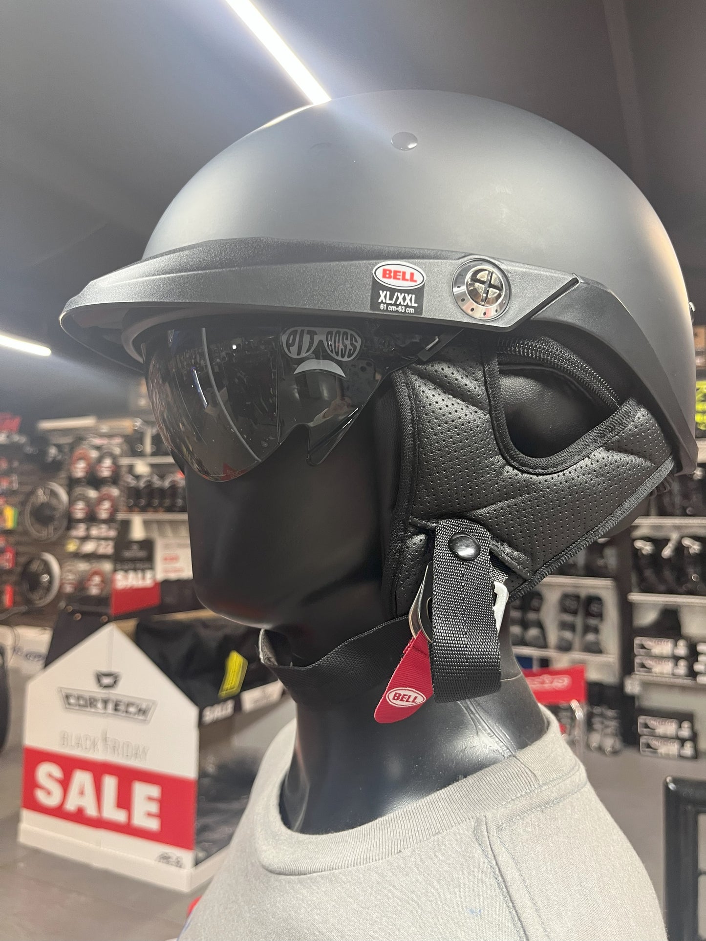 Bell Pit Boss Helmet in Matte Black