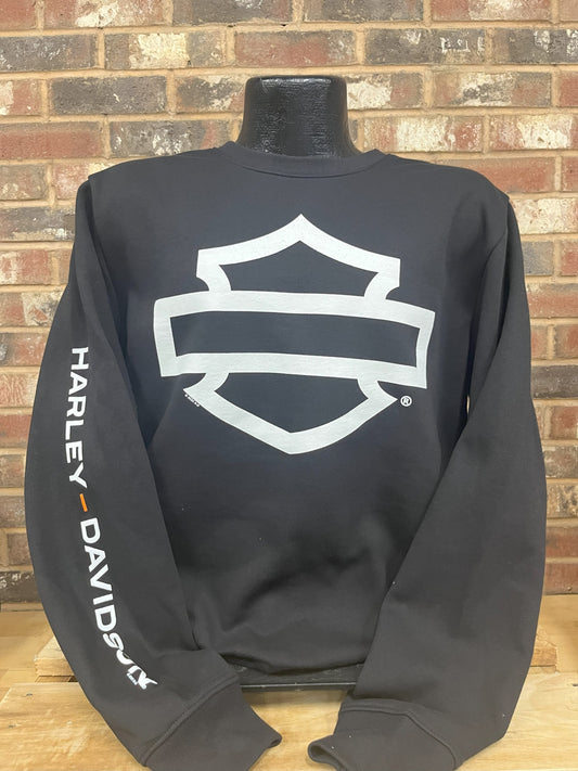 H-D Bar & Shield Outline Men's Crewneck