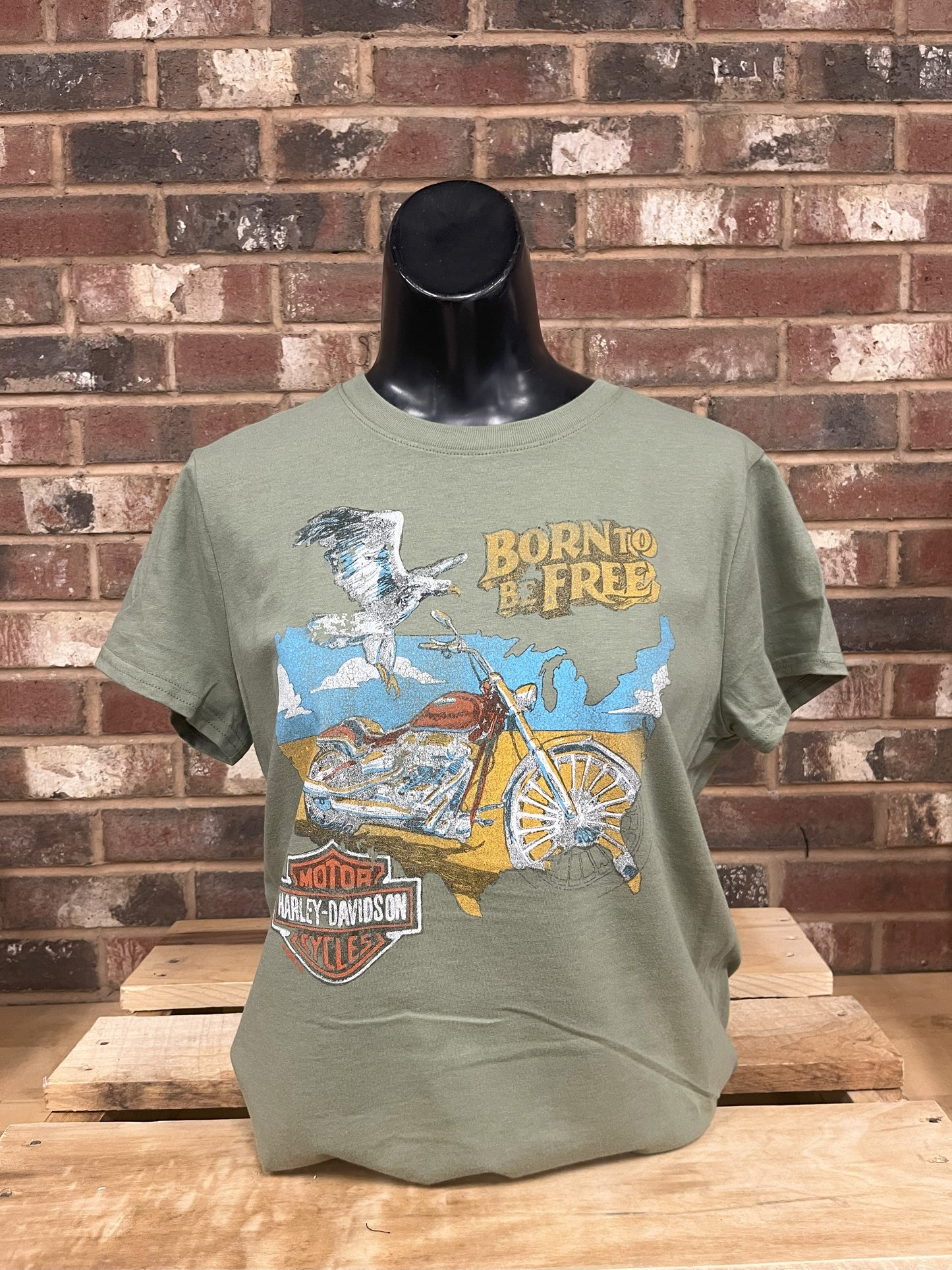 H-D Born to be Free Women's T-Shirt