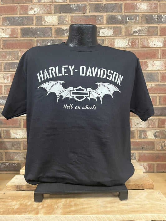 H-D Hell on Wheel Wings Men's T-Shirt