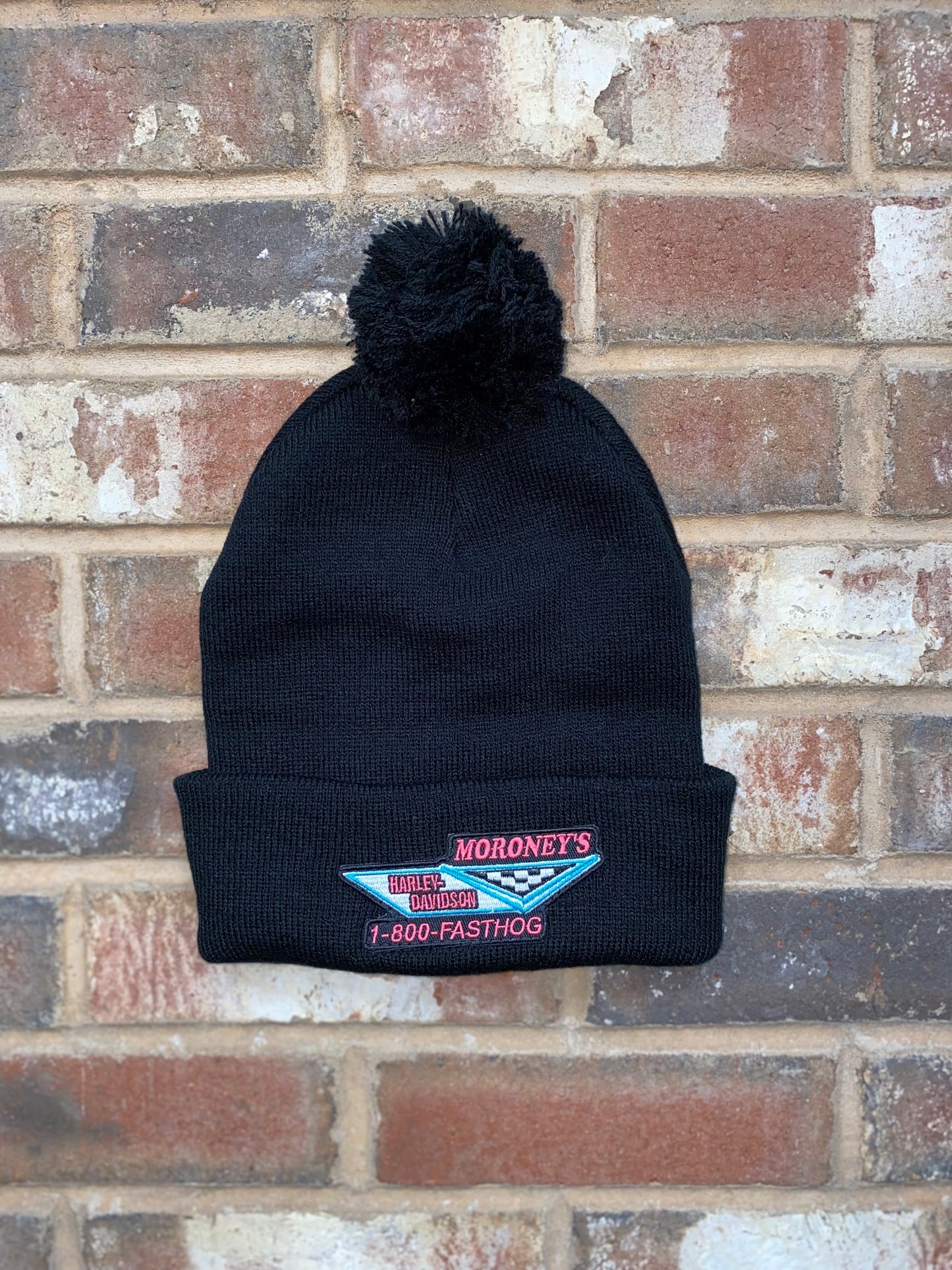 FASTHOG Knit Hat with Pom Pom