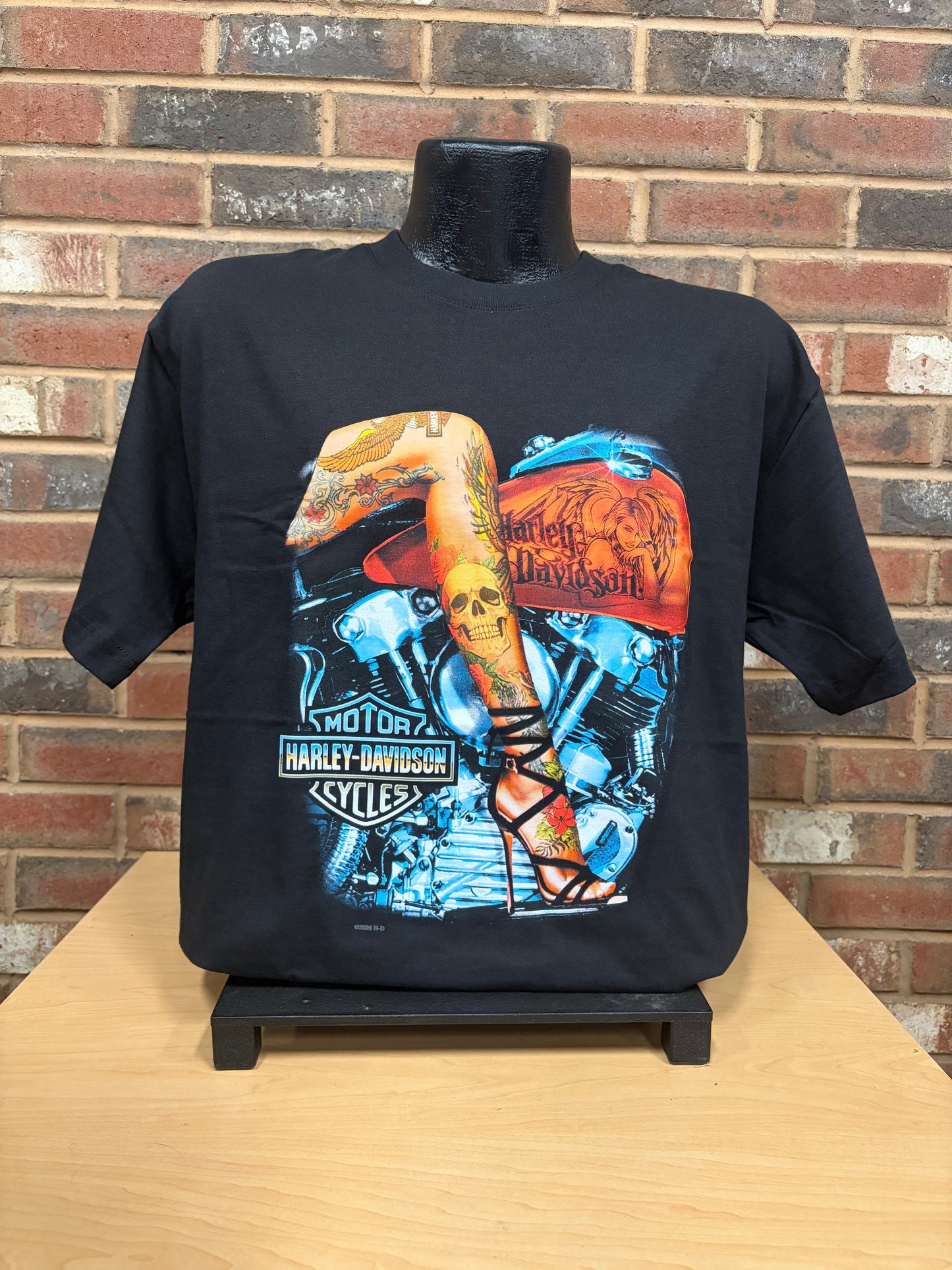 H-D Knucklehead Leg men's T-Shirt