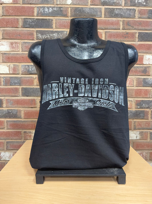 H-D Distressed Iron Men's Tank Top