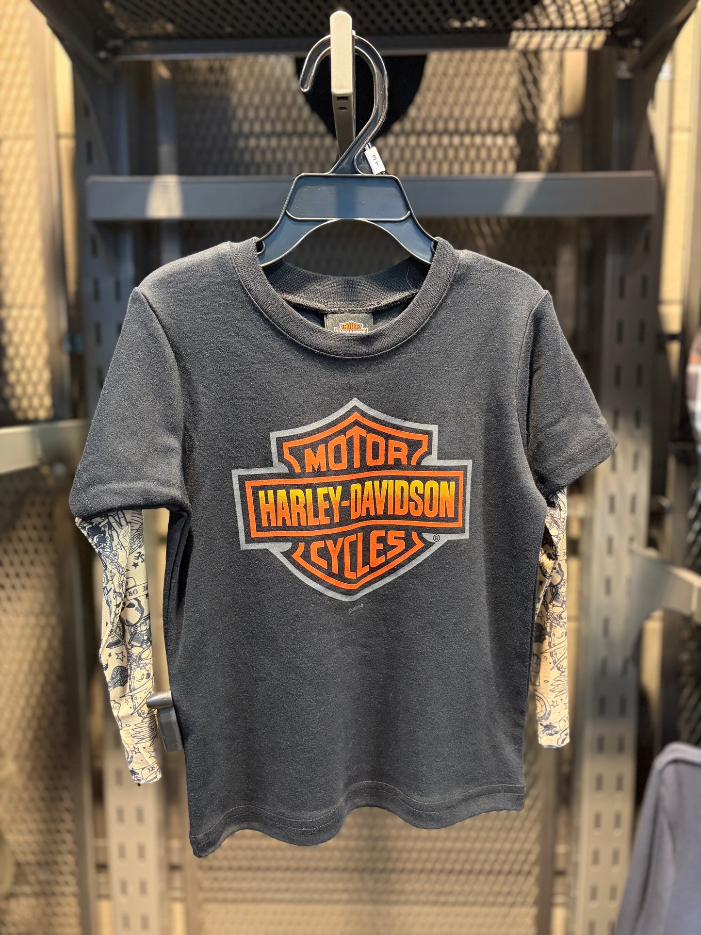 H-D Boy's Mesh Tattoo