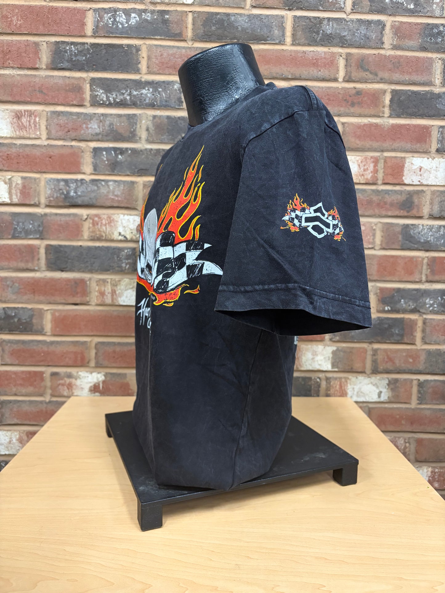 H-D Checkered Flame Men's T-Shirt