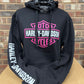 H-D Pink Bar & Shield Women's Hoodie