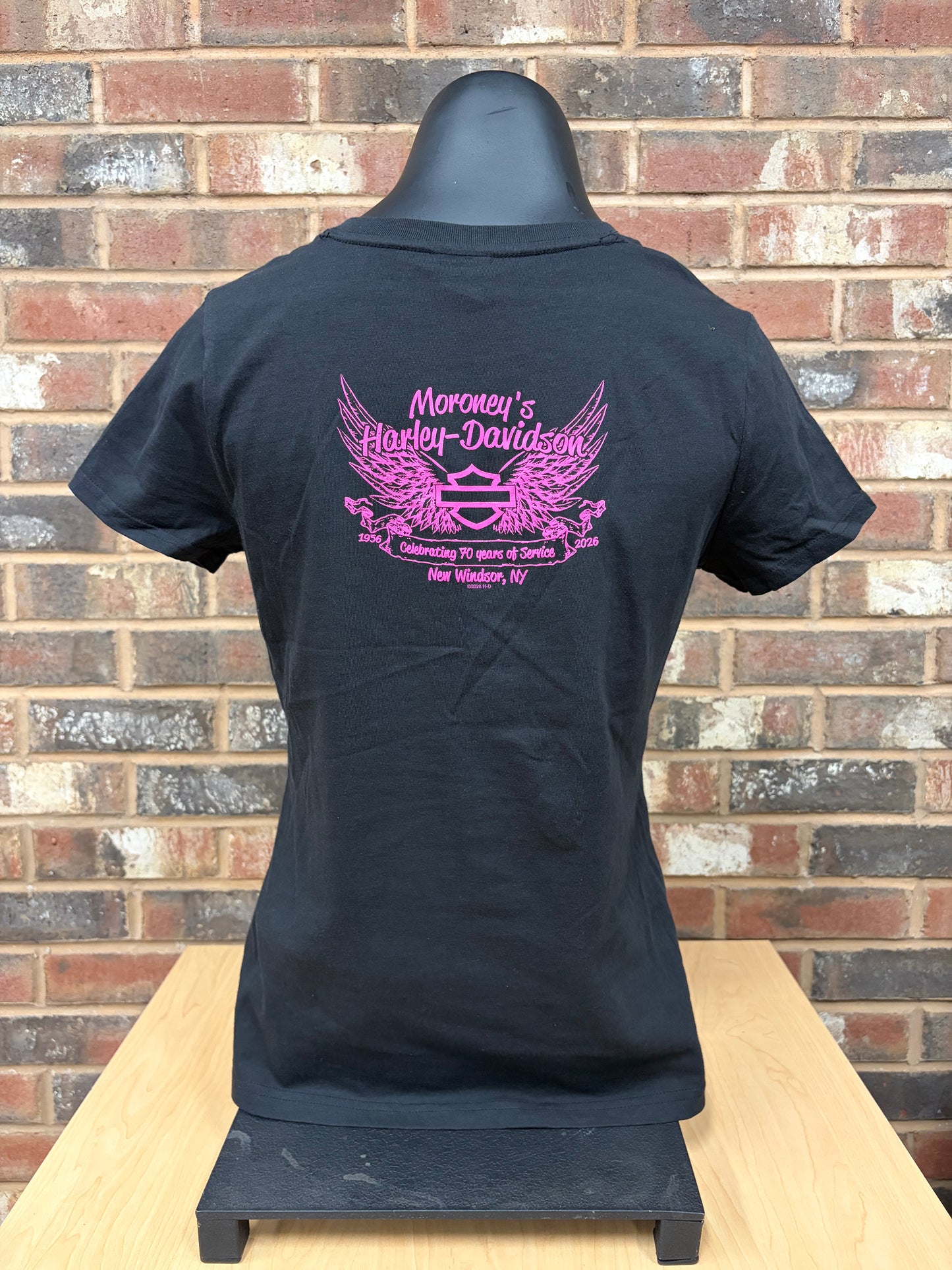 H-D Pink Script Women's T-Shirt