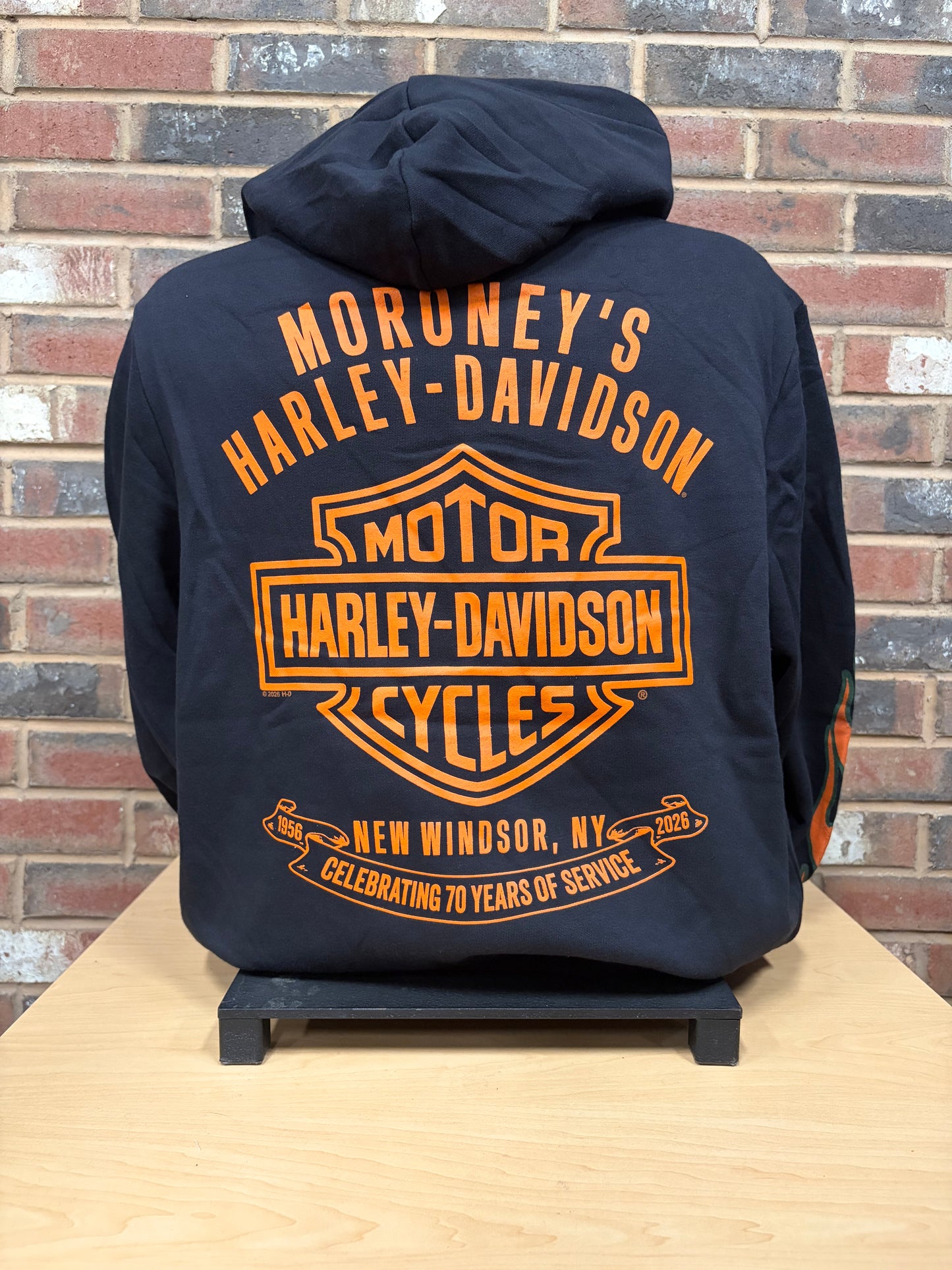 H-D Motor Flames Men's Hoodie