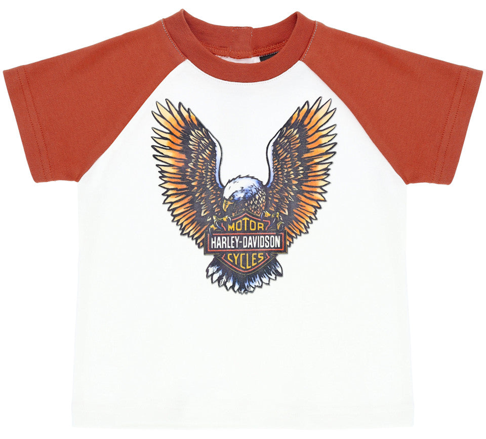 H-D Boy's Raglan Tee & Canvas Short Set