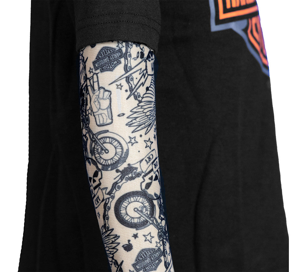 H-D Boy's Mesh Tattoo