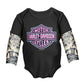 H-D Girl's Mesh Tattoo