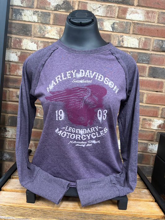H-D Vitality Raglan Women's Long Sleeve
