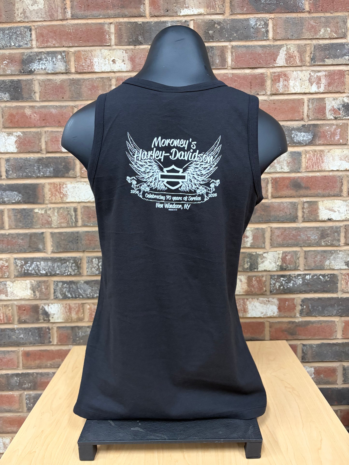 H-D Pink Bar & Shield Women's Tank Top