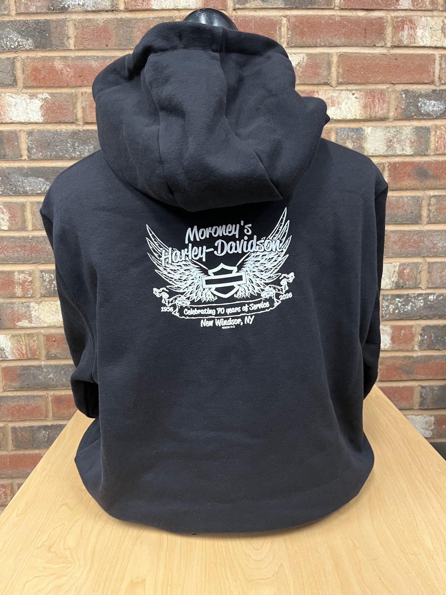 H-D Pink Bar & Shield Women's Hoodie