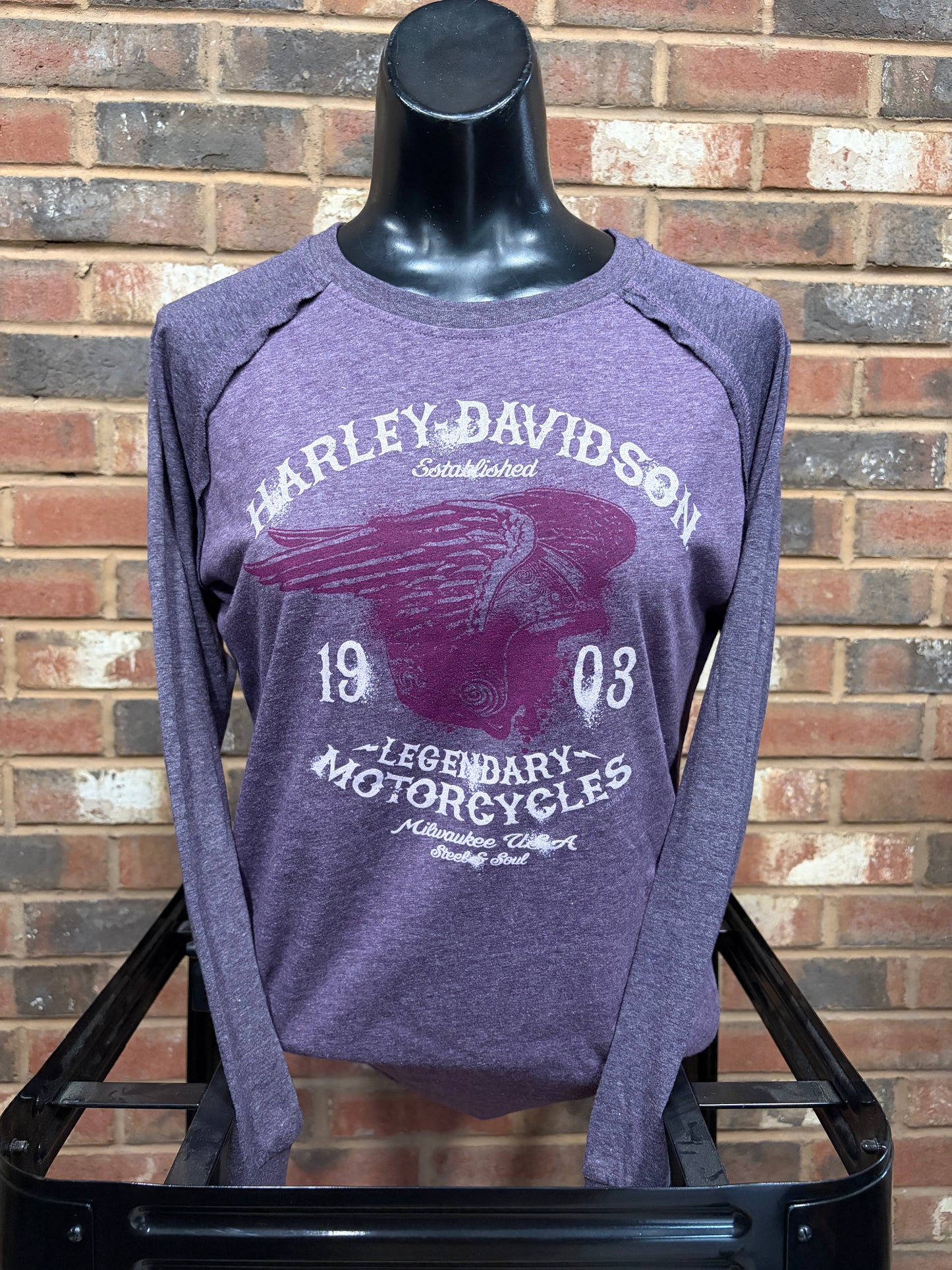 H-D Vitality Raglan Women's Long Sleeve