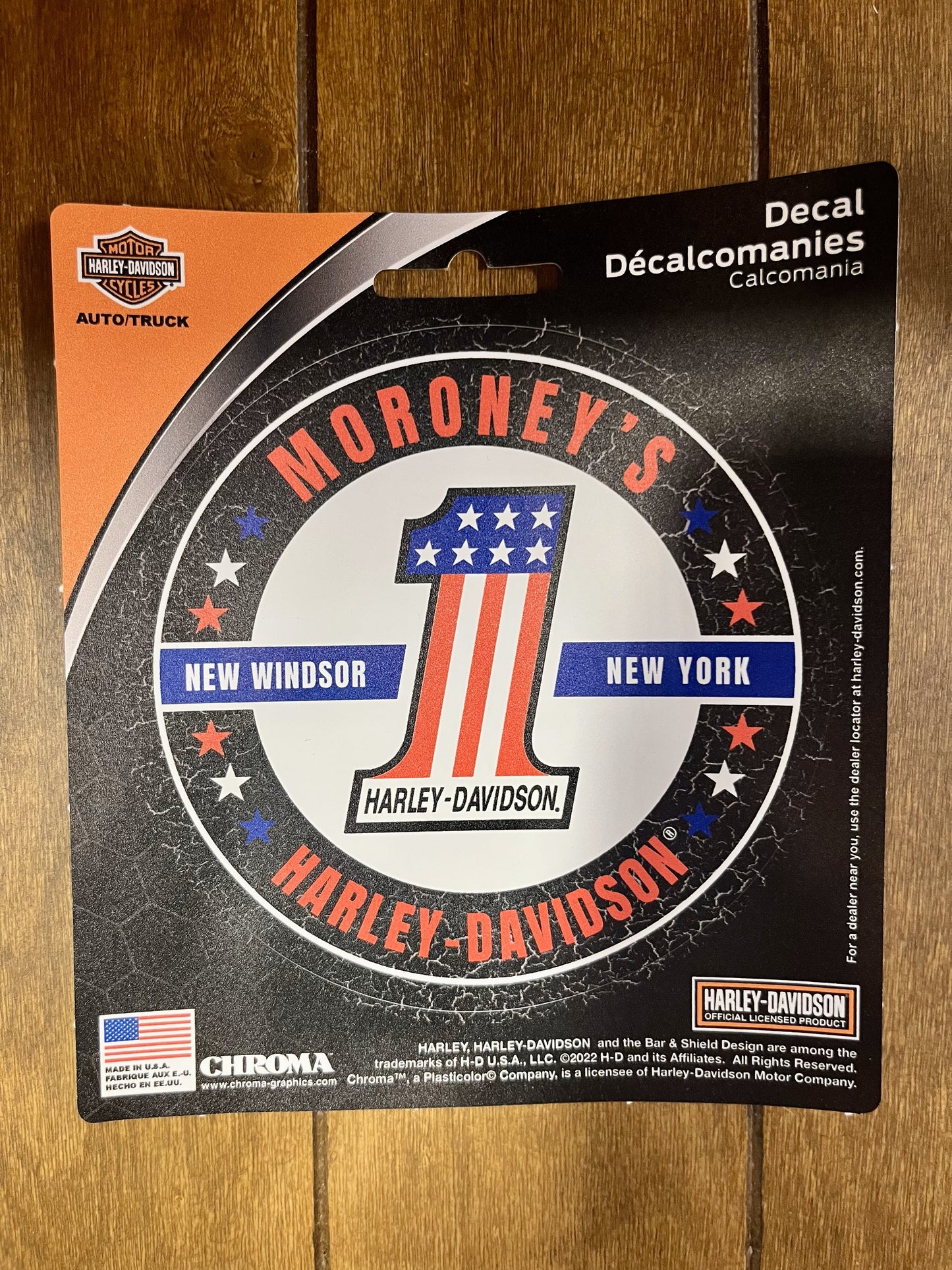 Moroney's H-D #1 Sticker