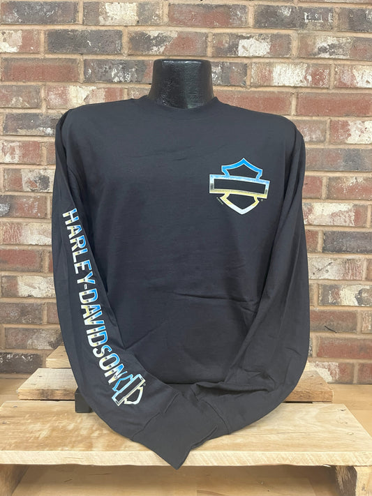 H-D Chrome LC Men's Long Sleeve