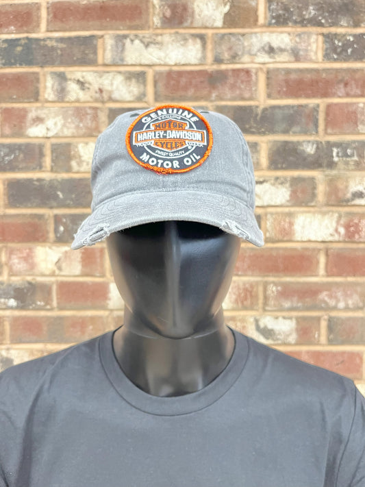 H-D Distressed Motor Oil Hat