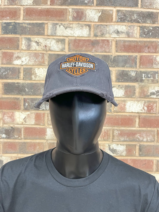 H-D Distressed Bar & Shield Hat