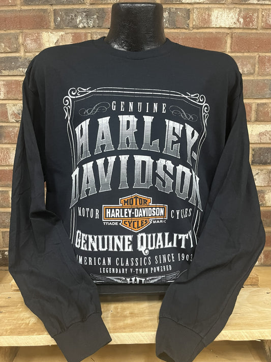 H-D Wanted Men's Long Sleeve