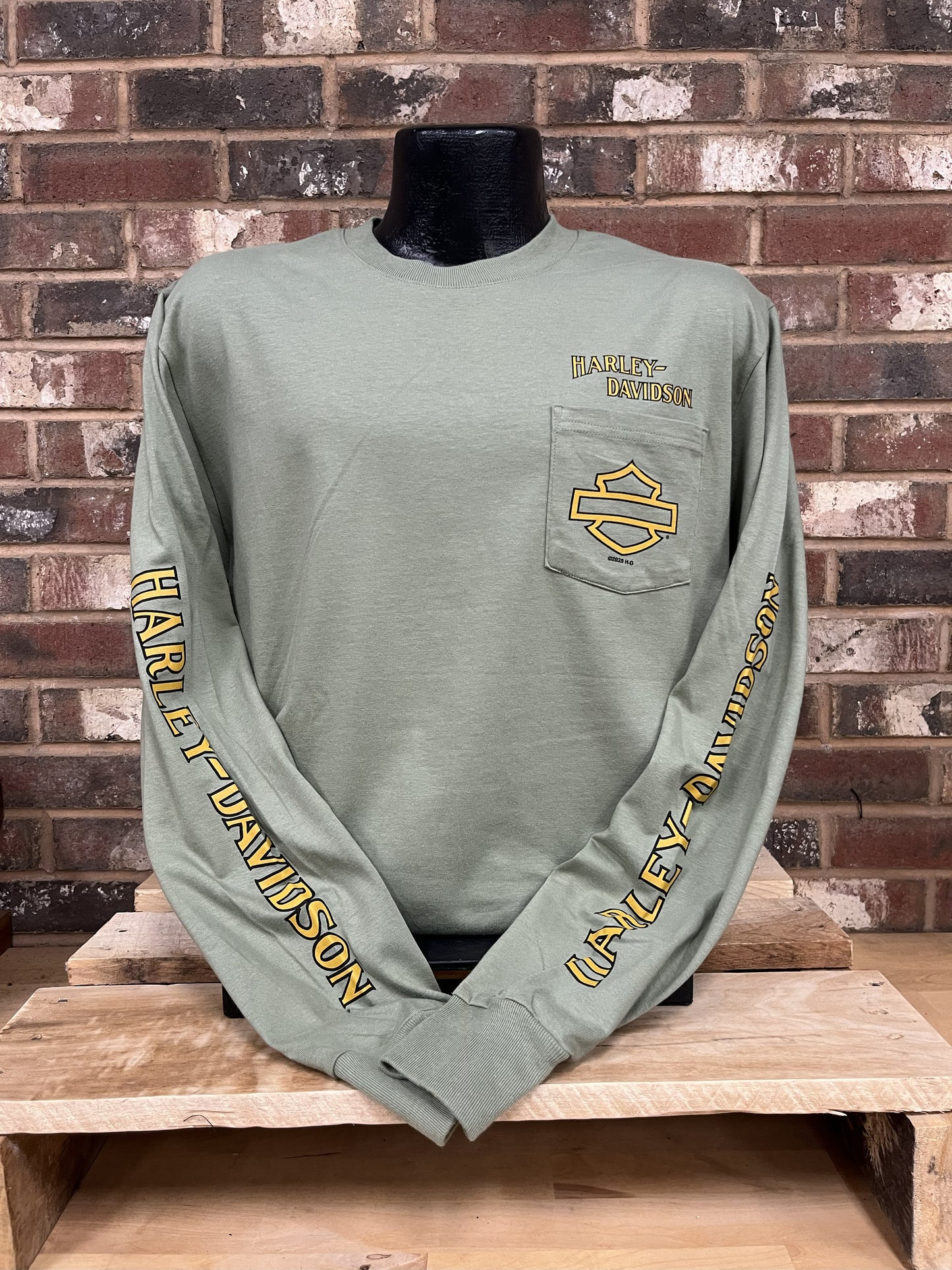 H-D Heritage Pocket Men's Long Sleeve