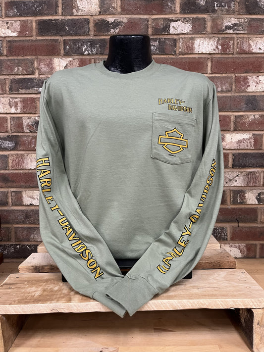 H-D Heritage Pocket Men's Long Sleeve