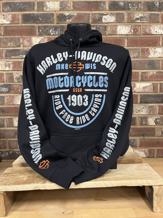 H-D Trying Men's Hoodie