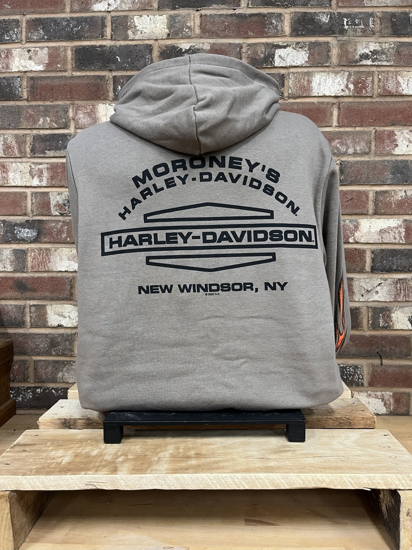 H-D Flame Wave Men's Hoodie