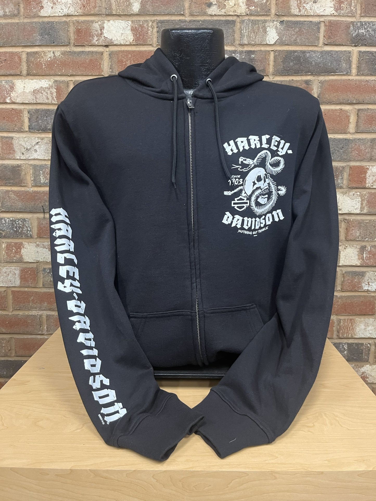 H-D Trouble Men's Zip Sweatshirt