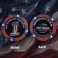 Moroney's #1 250 Years of Freedom Poker Chip